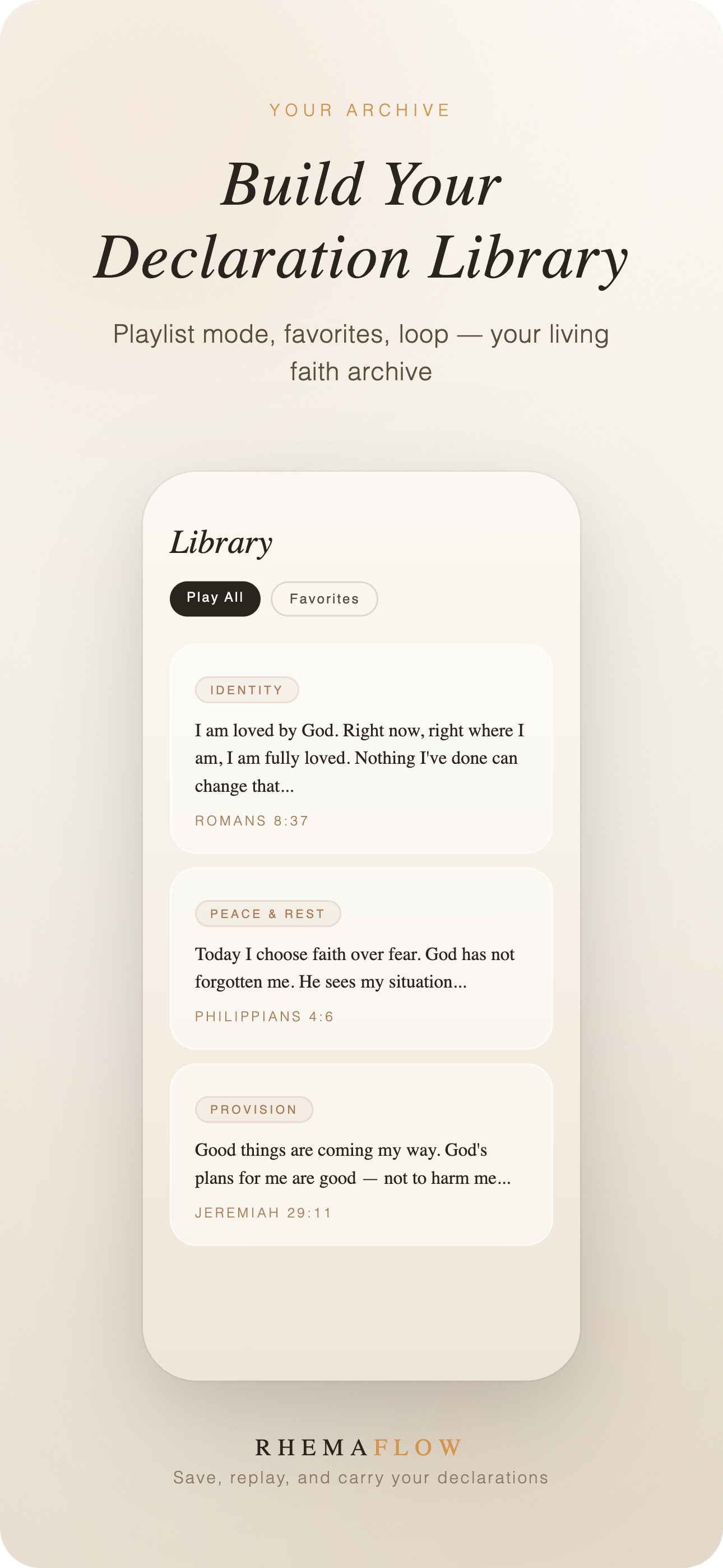 Declaration library