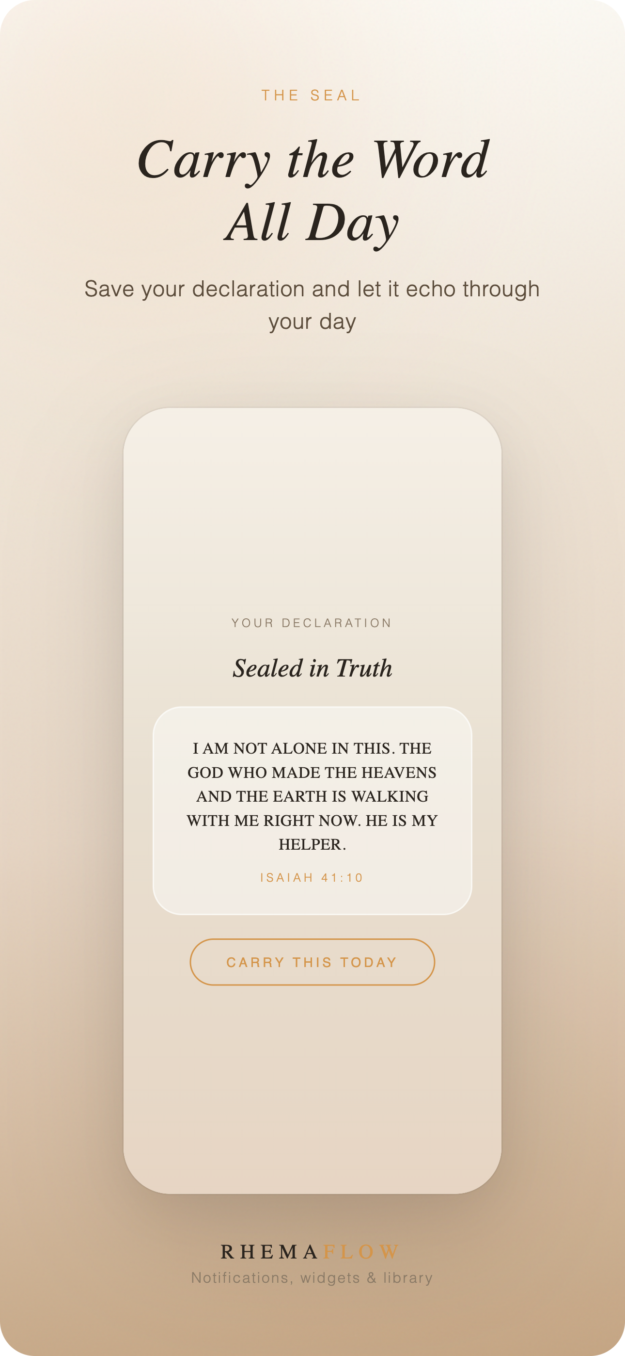 Carry the Word
